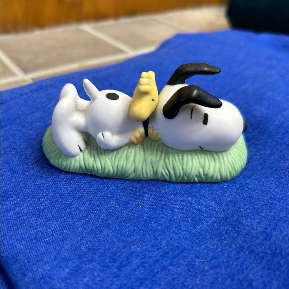Snoopy & Woodstock Ceramic Figurine